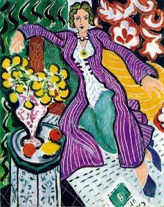 Woman in a Purple Coat, Henri Matisse